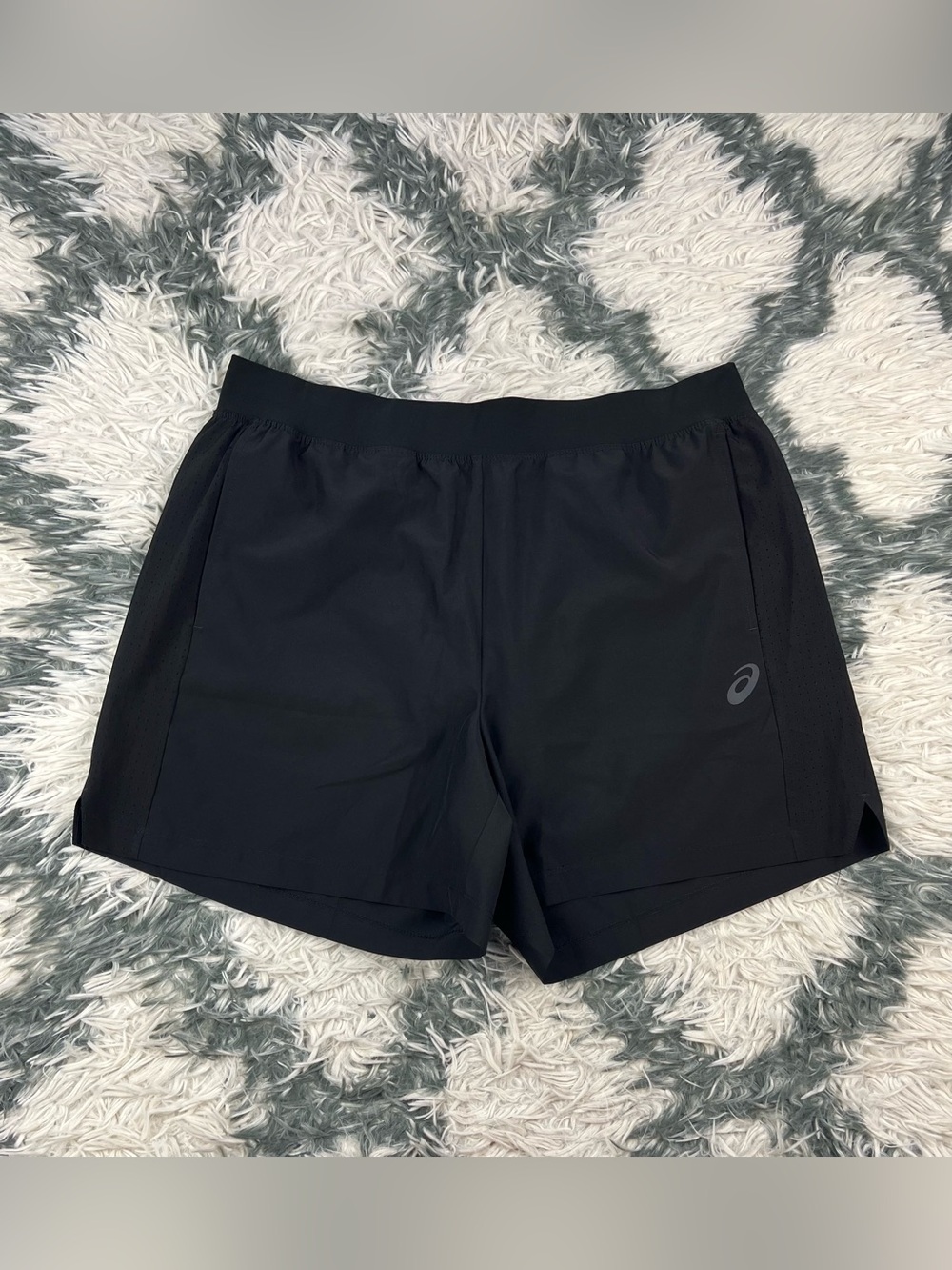 ASICS Men’s Black Active Running Shorts Size XL